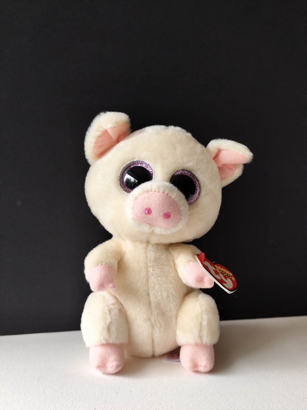 4/$50⭐️Ty Beanie Boo "Piggley" the PIG stuffed animal soft plush toy 6"